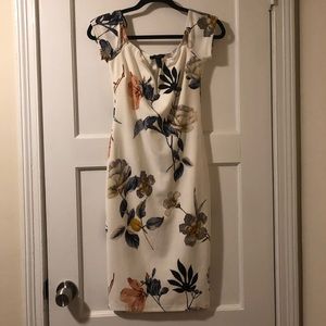 White floral dress